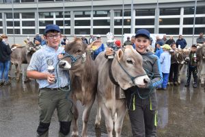 Sieger des Klberwettbewerbs 1.Rang Flurin Berther 2 Rang Nico Bucher